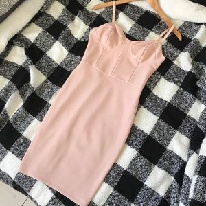 Charlotte Russe baby pink dress